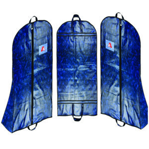 62 Inch Long ARTFICIAL LEATHERETTE PRINT Wedding & Lehenga Dress Cover Garment Bag with 14 Inch Gusset, Dust Protector, for Extra Wide Dress, (Size  62x24 Inch)